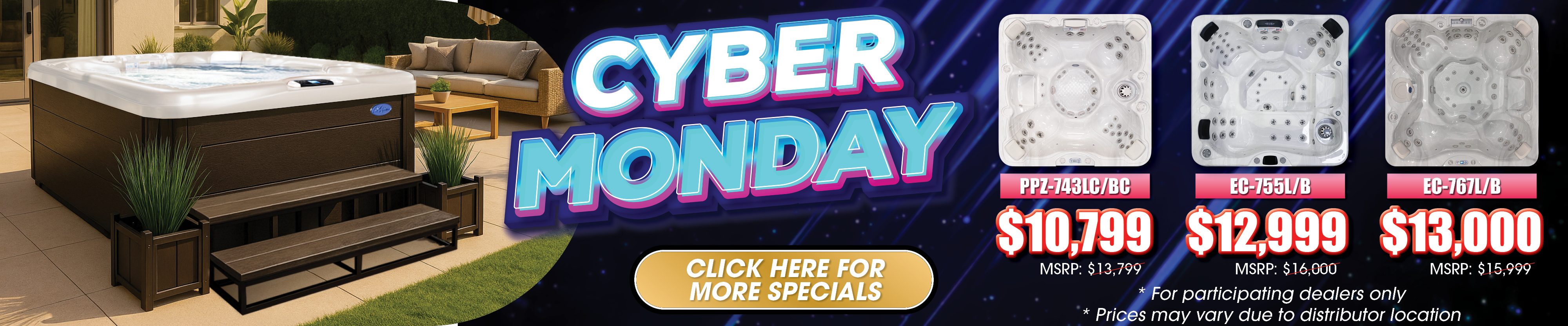 Calspas hot tub being used in a family setting - Huntington Beach