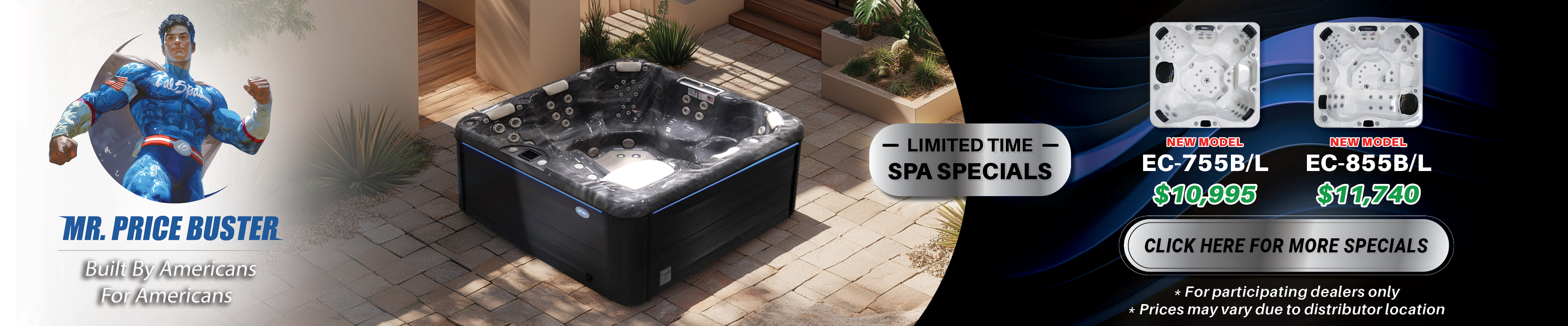 Calspas hot tub being used in a family setting - Huntington Beach